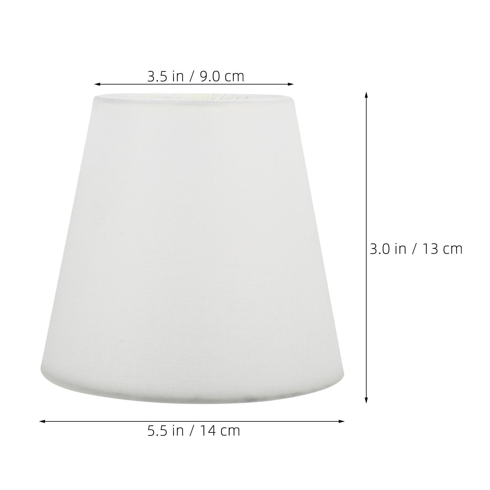 6 Pezzi Paralume Mini Clip Beige e Metallo, Design Raffinato a Tamburo Supporto Stabile e Facile Installazione per Lampade da Scrivania a Sospensione in Camera da Riposo