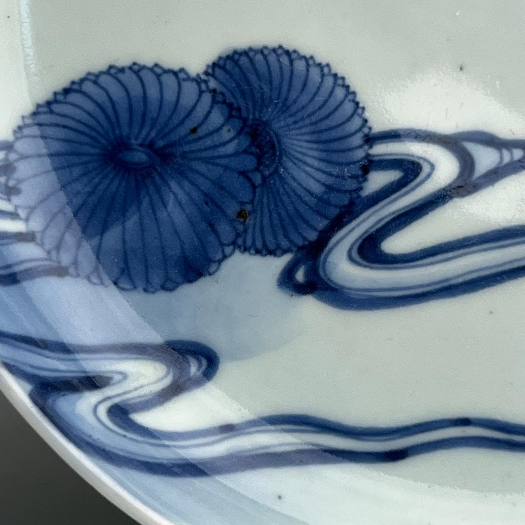 完品 藍九谷 古伊万里 染付 花文 皿1650〜1660年代 Amazon.co.jp: 完品 藍九谷 古伊万里 染付 花文 皿1650〜1660