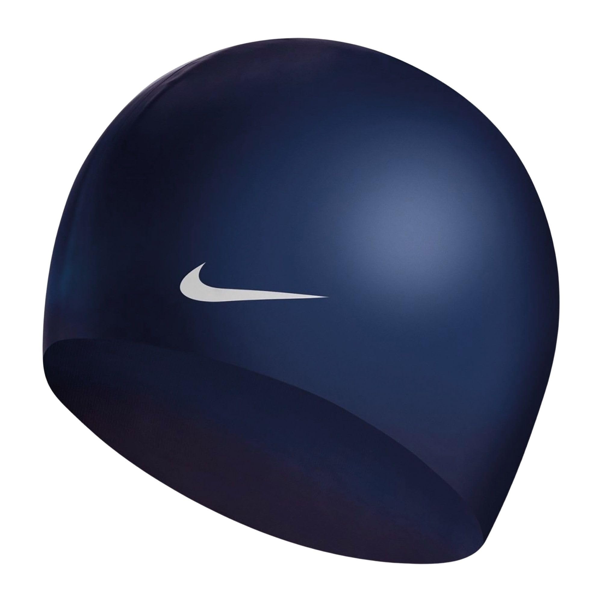Nike  Solid Silicone Swimming Cap Adults - Midnight Navy