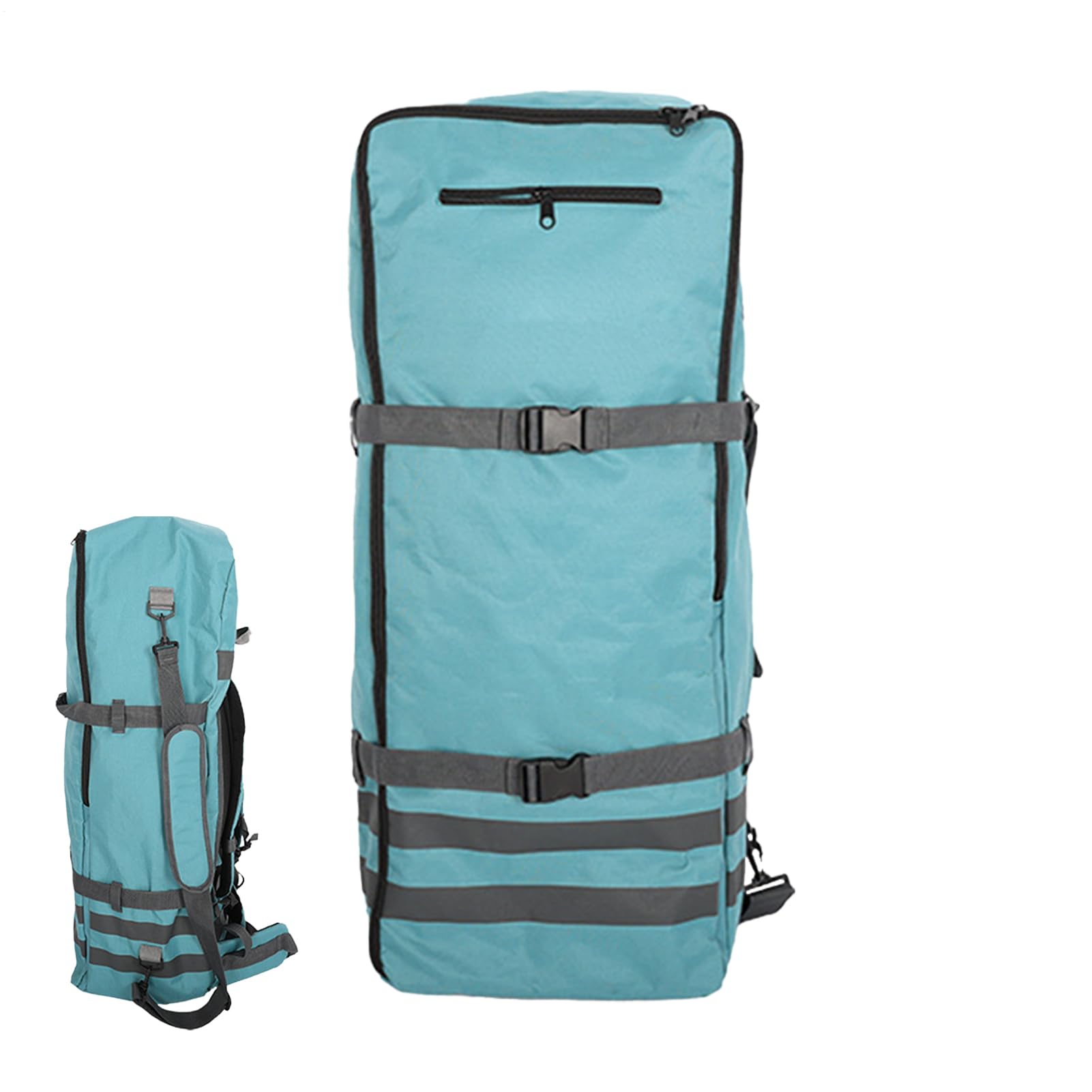 Mochila Transporte Tablas Paddle Surf Fabricada En Nylon Impermeable De Alta Resistencia Con Gran Capacidad 84L Diseño Ergonométrico Correas Ajustables Para Aventuras En Ríos Lagos Y Playa 90x36x26cm