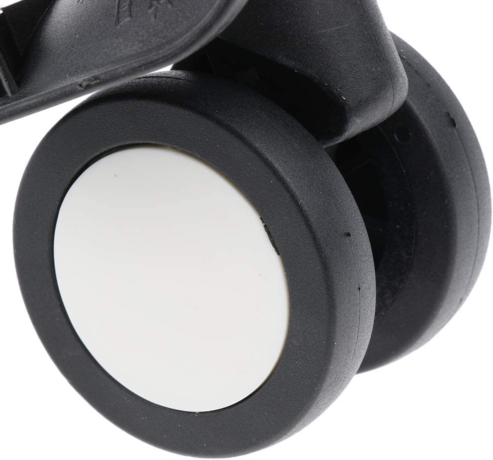 Spinner Caster,Swivel Wheels Replacement,2 Pieces A08# Suitcase Luggage Wheels Replacement Swivel Mute Casters for Trolley Black - Easy Installation4