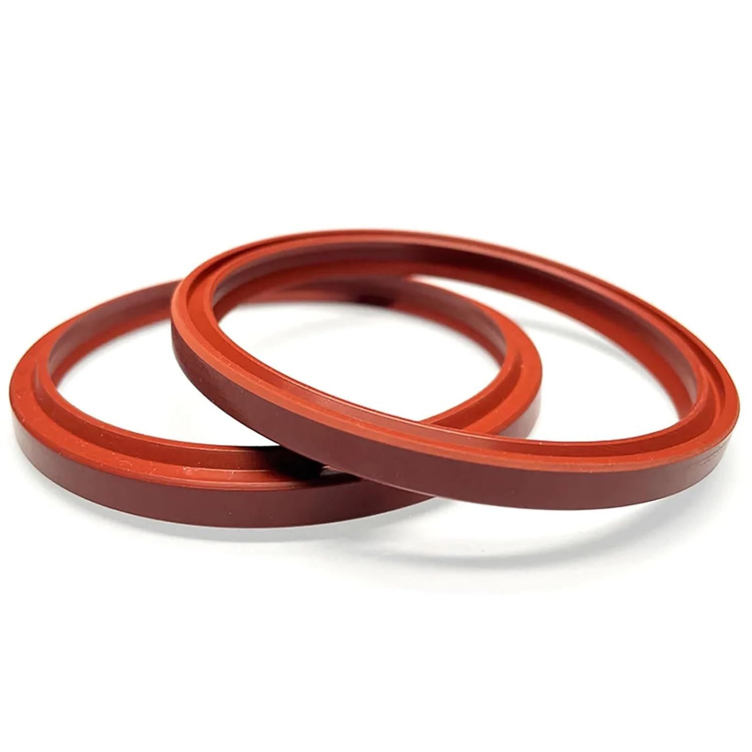 2PCS Hydraulic Oil Seal Dust Ring 18/20/22/22.4/23.5 * 26/28/30/30.4/31.5 * 6MM Brown Resistance(18x26x6mm)