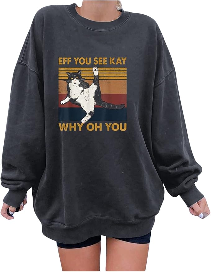 oversized graphic sweater