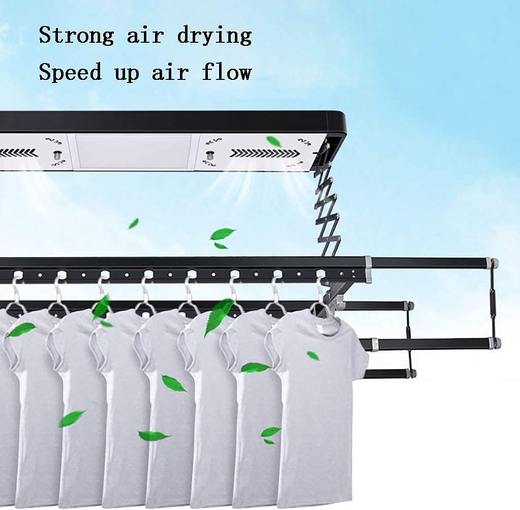 s,Intelligent Electric Drying Rack Lifting with,with Led Lighting,Balcony Lifting Drying Rack Folding Telescopic Hanger Machine Lofty Ambition