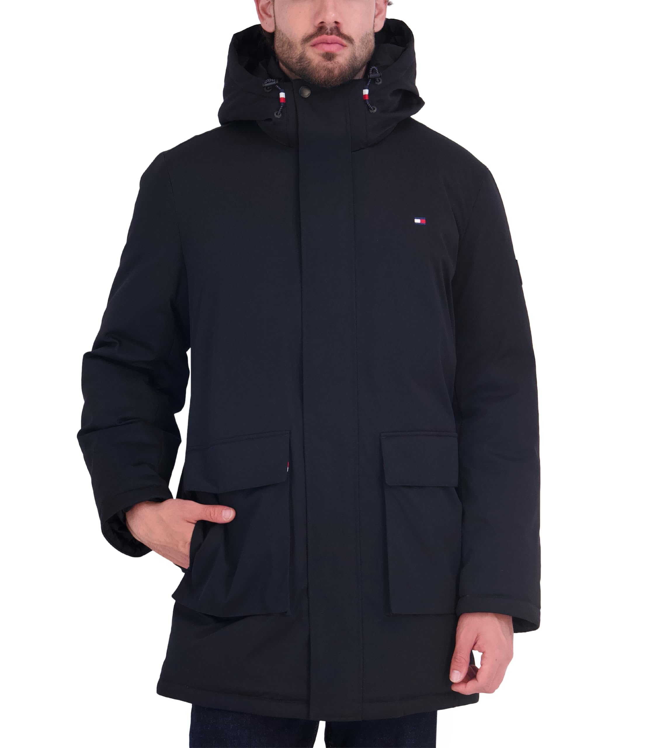 Men's Cold Weather Water and Wind-Resistant Hooded Parka