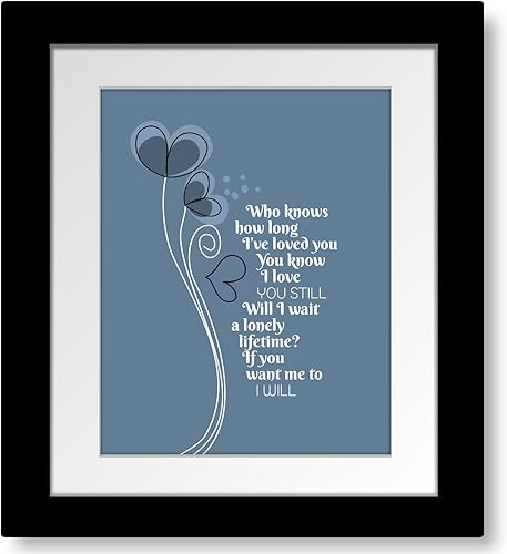 I Will Love Song - Impresión visual de pared lírica