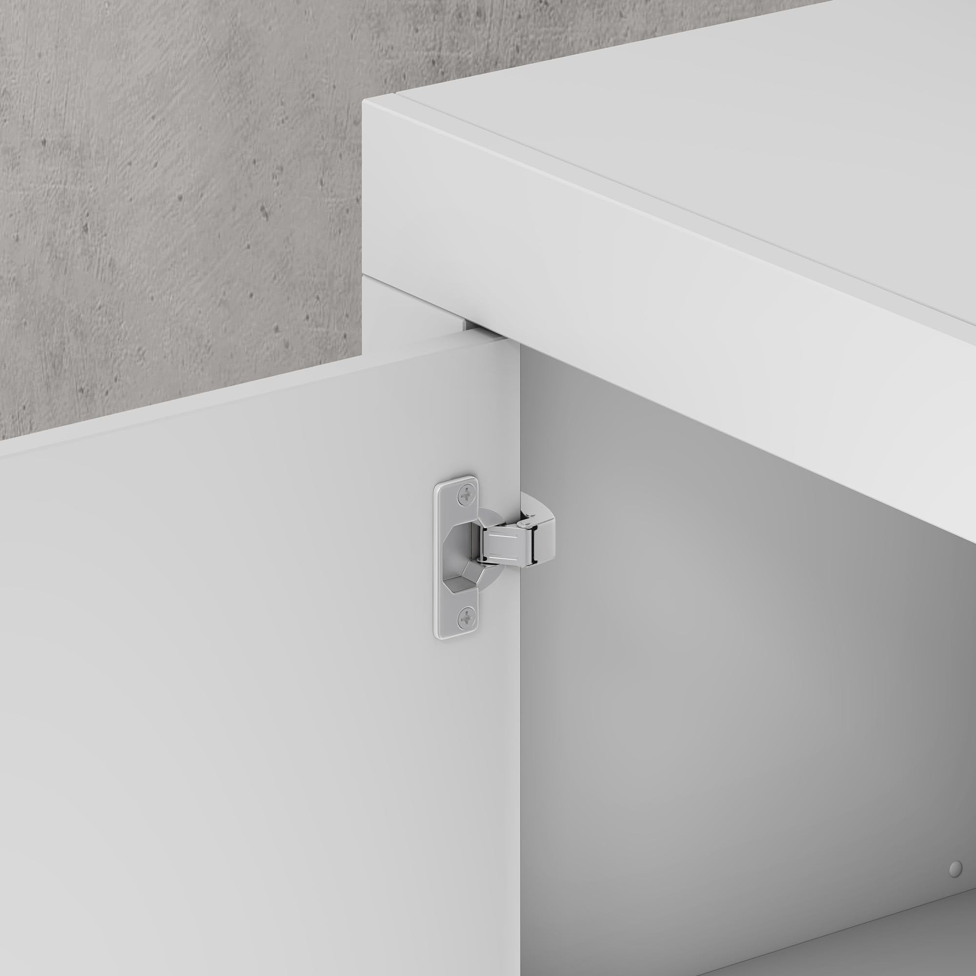 doporro Kommode 167cm Sideboard mit 2 Türen 4 Schubladen grifflos