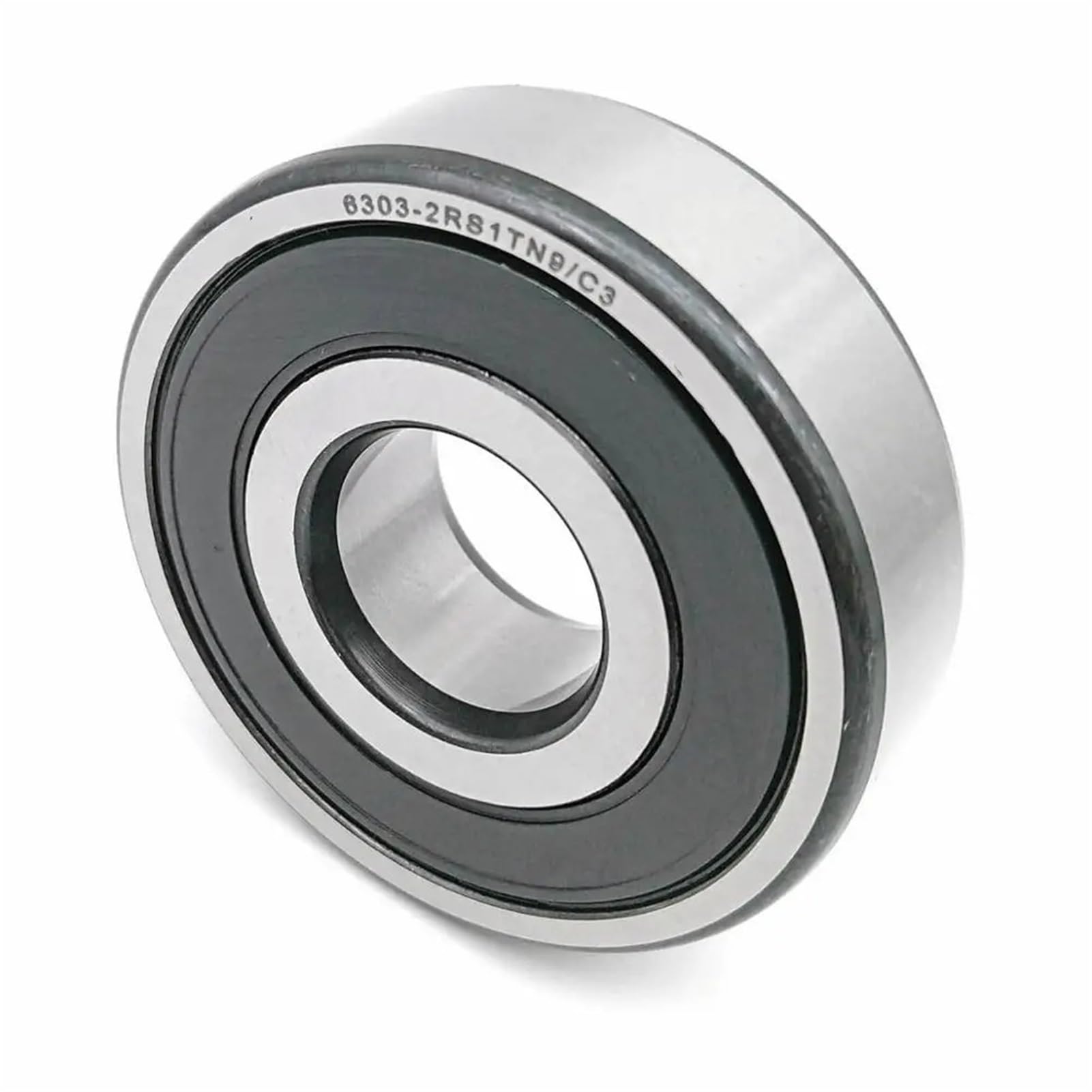 Rodamiento 6303-2RS1TN9/C3 de bolas de ranura profunda de una sola hilera con retenes de goma 8