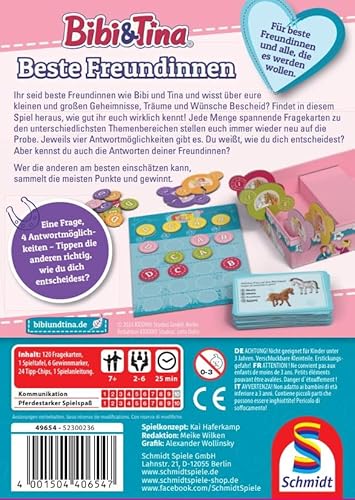Schmidt Spiele 40654 Bibi E Tina, Migliori Amiche, Gioco Da Ragazzi - 2