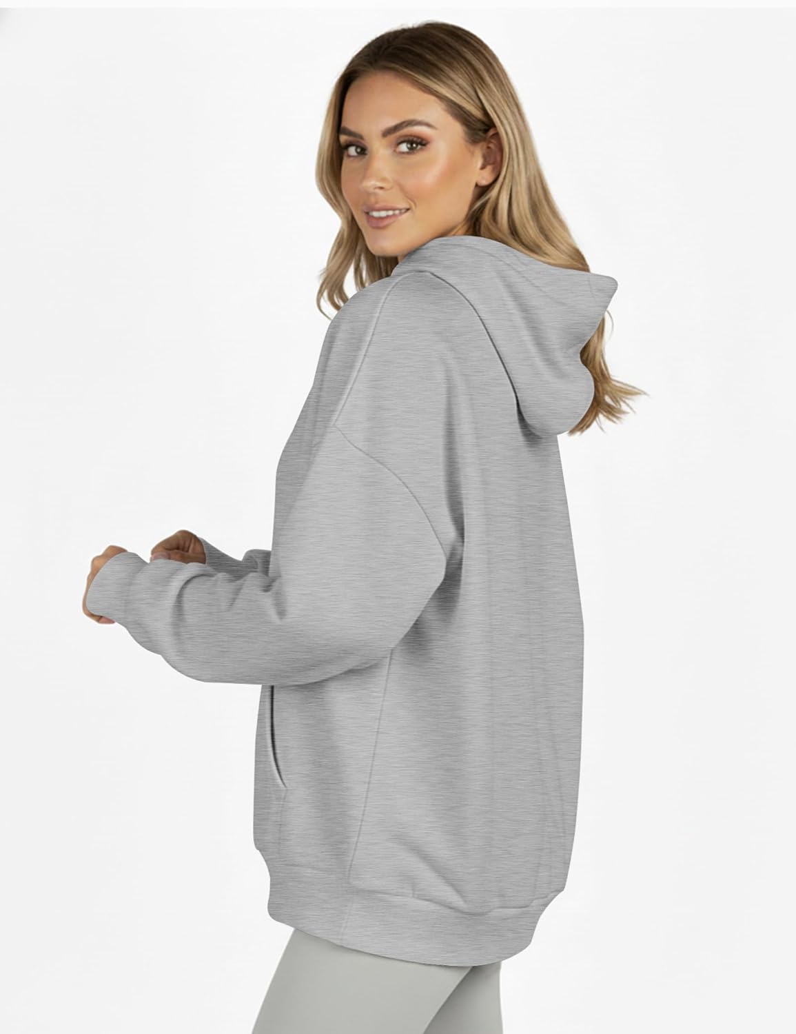 Oversized Hoodies for Women, Long Sleeve Fleece Womens Sweatshirt with Pocket Pullover Outfits Winter Clothes - Image 2