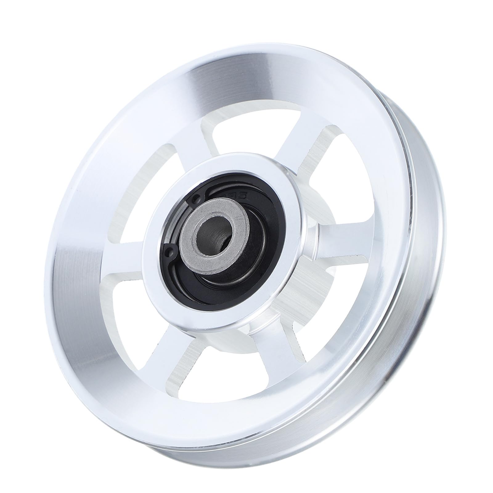 JHKNNK Multifunctional Aluminium Alloy Gym Pulley Wheel 105Mm Silent Cable Attachment for Home Fitness Training Equipment