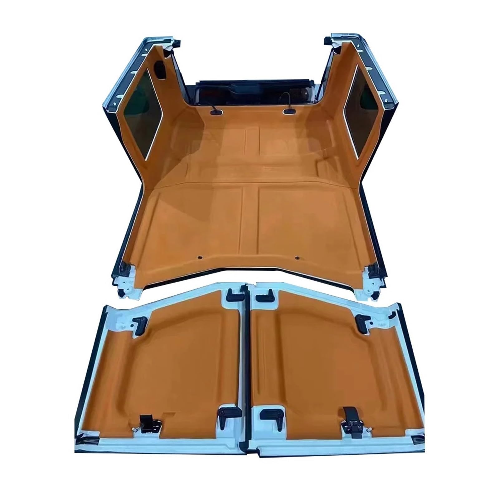 Pengshyzf Yellow Car Inside 4 Door Roof Heat Insulation Soundproof Cotton Car Insulation Roof Compatible With Jeep Wrangler Jl 2018++ Jl9052 Lantsun(Yellow)