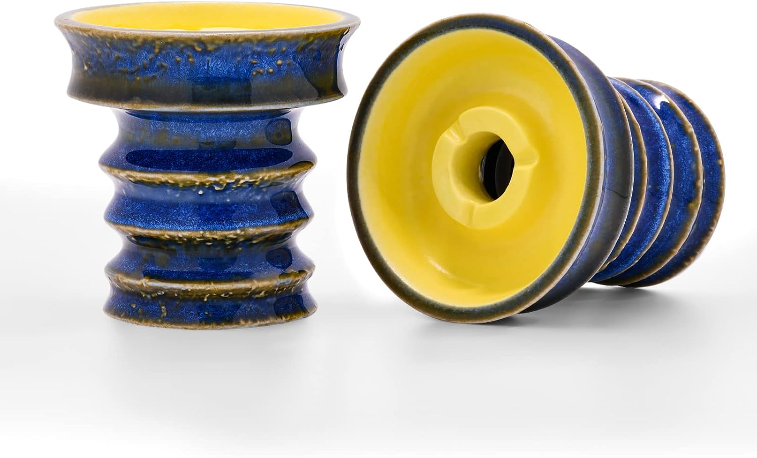 Phunnel del cuenco de la cachimba cabeza de shisha -Kitosun hookah accesorios cuenco para shisha Bueno para todos los sabores de shisha Fumar como Al Fakher, Starbuzz 15 g Tabaco (Azul)