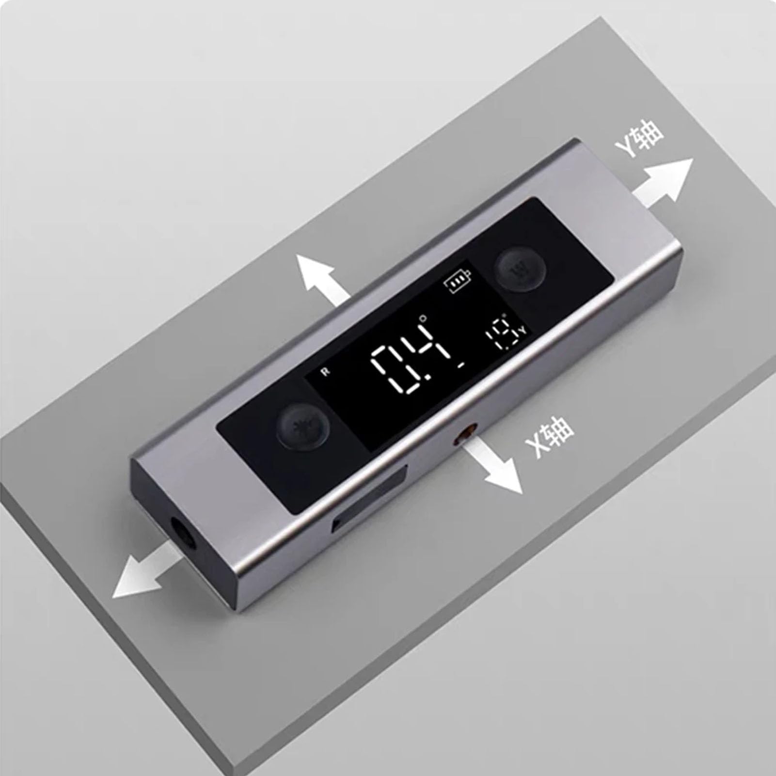 Toplionace Niveau D'angle électronique Laser, Petit Instrument de Mesure Infrarouge Portable de Haute Précision, Affichage Double écran, Adsorption Magnétique