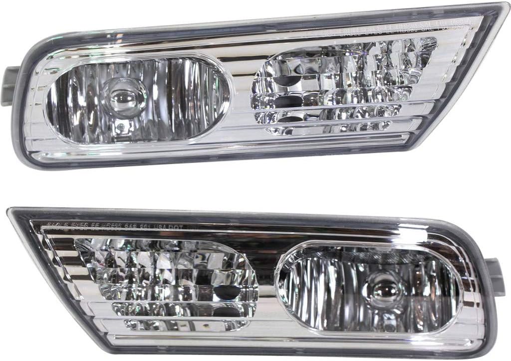 CarLights360 For Acura MDX Fog Light 2007-2009 Driver Side DOT Certified AC2592107 - Replaces 33951-STX-A01