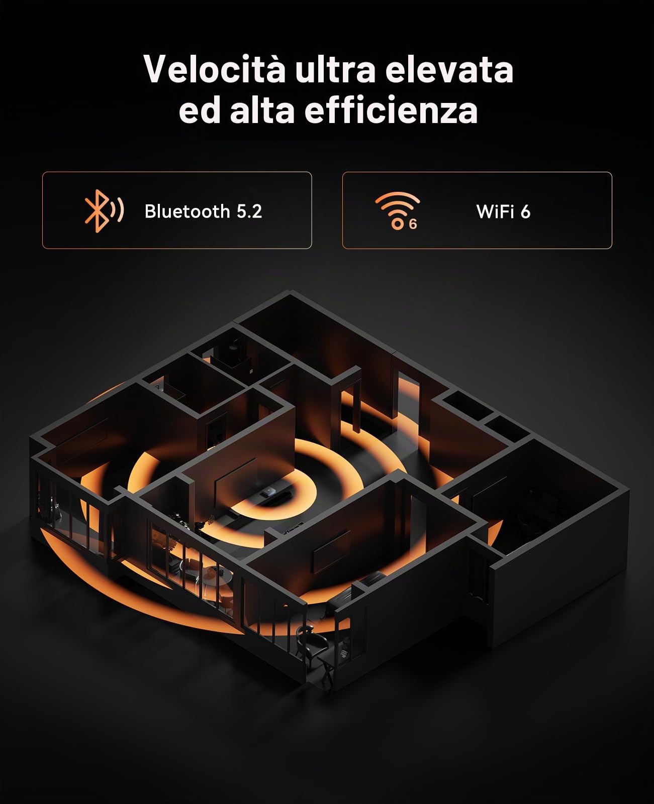 NiPoGi AM21 Mini PC, АMD Ryzen 9 6900HX (8C/16T, fino a 4,9 GHz), 16 GB DDR5 512 GB M.2 SSD Mini Computer Desktop WiFi 6, АMD Radeon 680M, Quadrupla 4K, 2 HDMI, USB4.0, Dual LAN