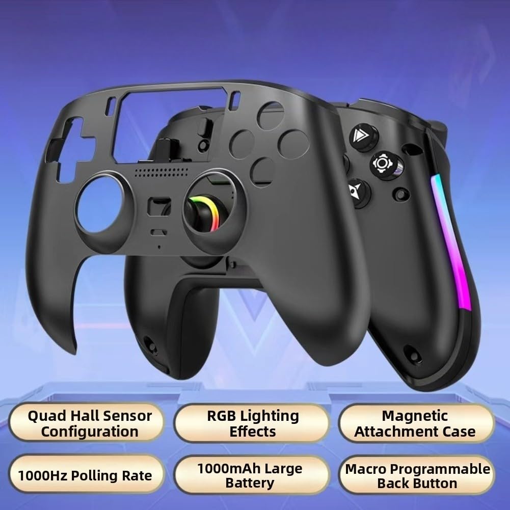 Linhexis Haut-parleur gyroscopique sans fil BT pour PS5/PS4
