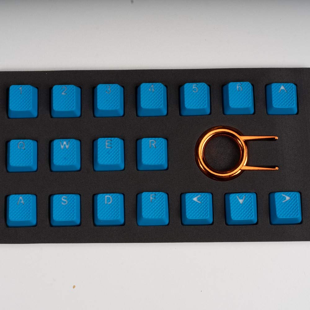 Taihao Sky Blue Rubber Tprgaming Backlit Keycaps Set For Cherry Mx Mechanical Keyboards Compatible Oem Tfue Buy Online In India At Desertcart