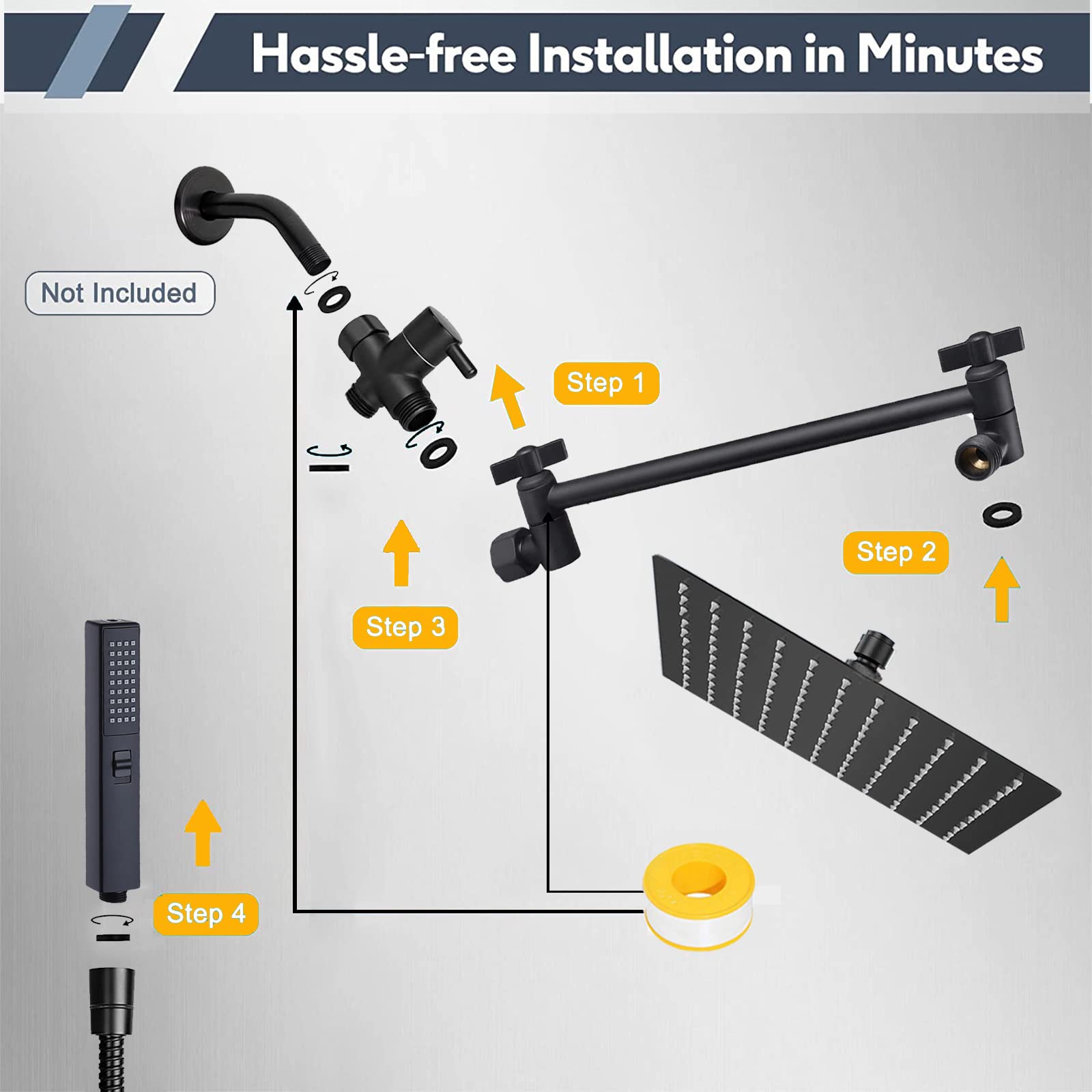 WEISTERLLY Hand Held Showerhead