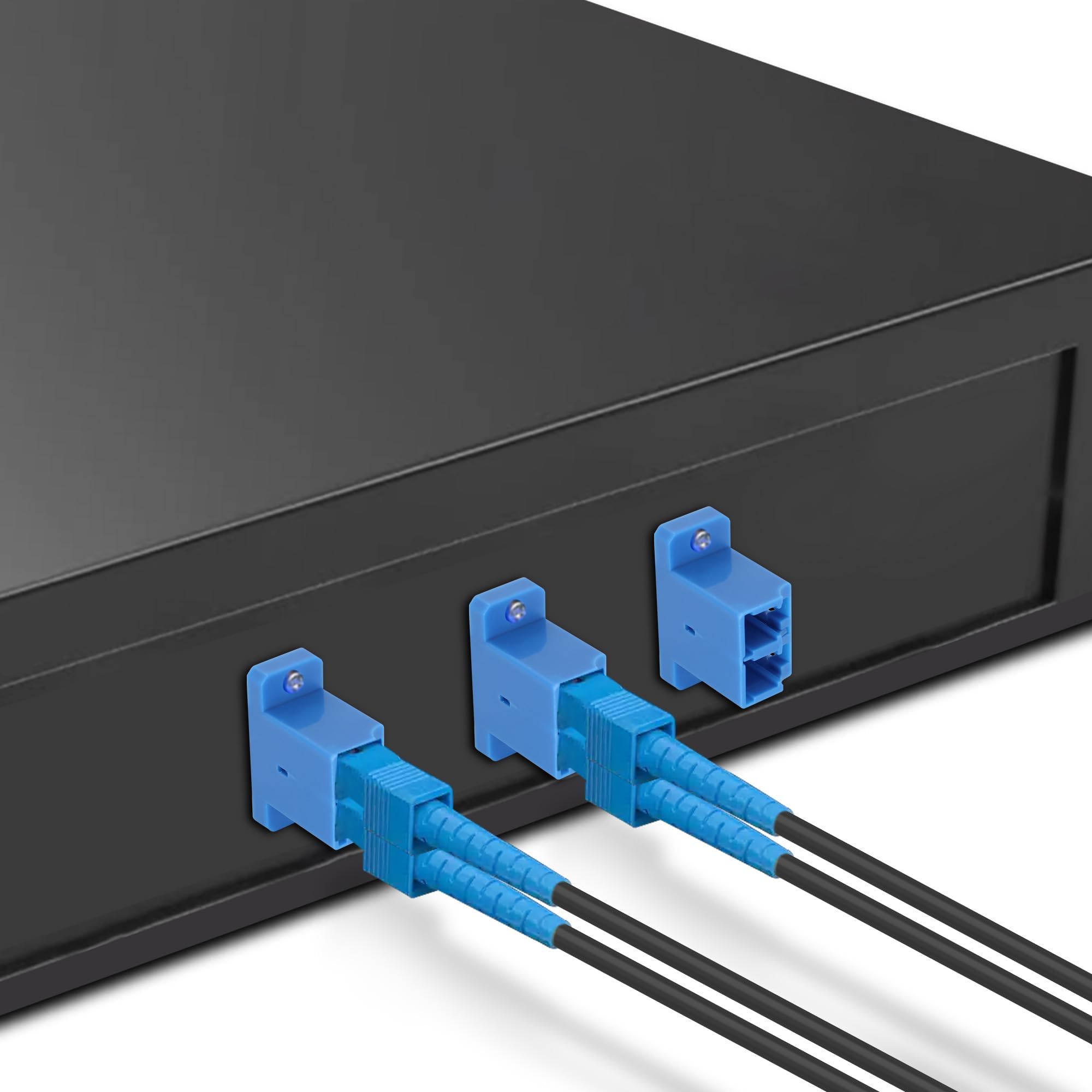 XMSJSIY LC Connettore LWL Adattatore Duplex LC/UPC Spina Estensione per Rete Internet - 10 PCS