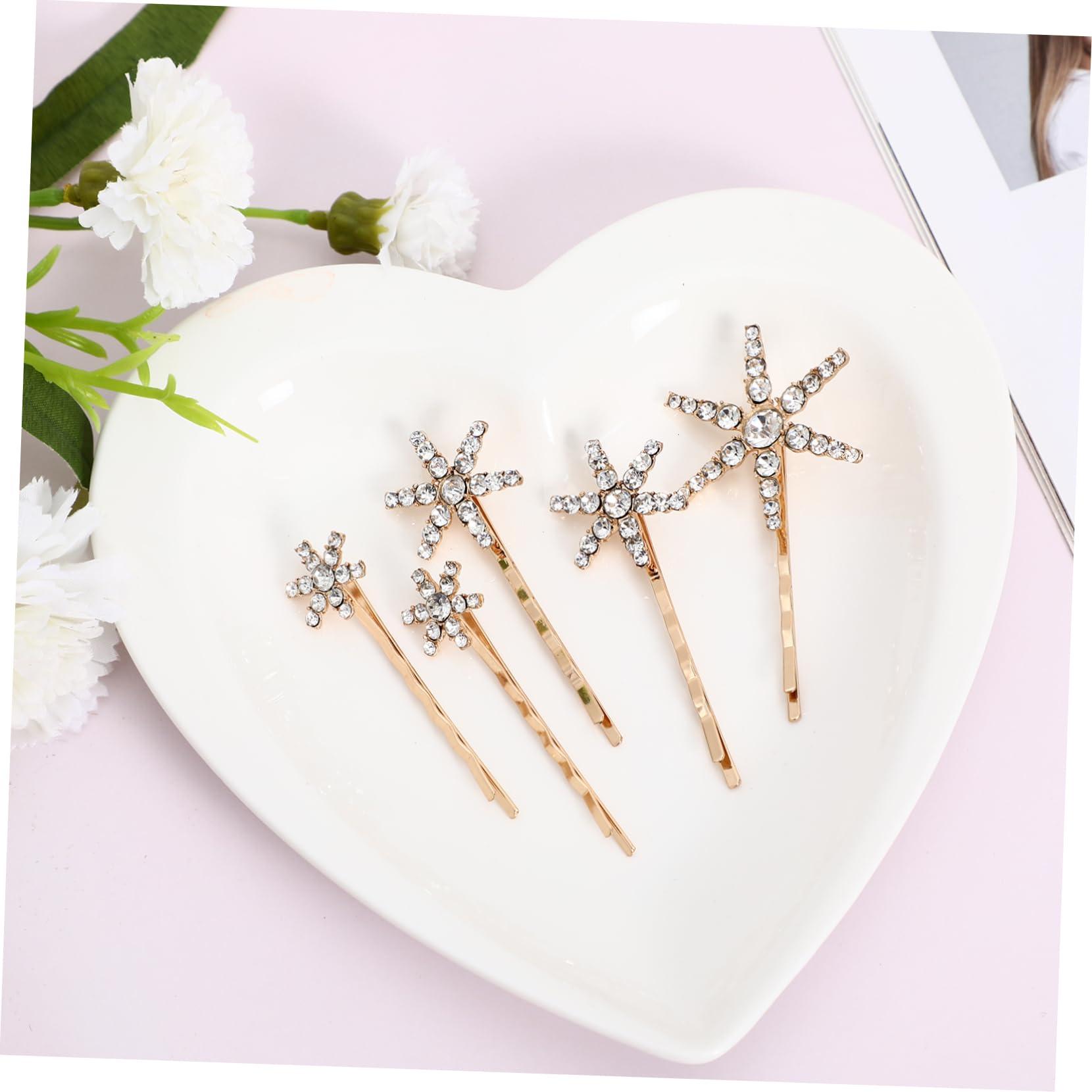 FOMIYES 25 Piezas Pasador De Pelo Con Diamantes De Imitación De Galaxia Estrella Clips De Pelo Horquilla Decorativa Pasadores De Pelo Estrella Boda Pelo De Fiesta Chica Novia Aleación Poli