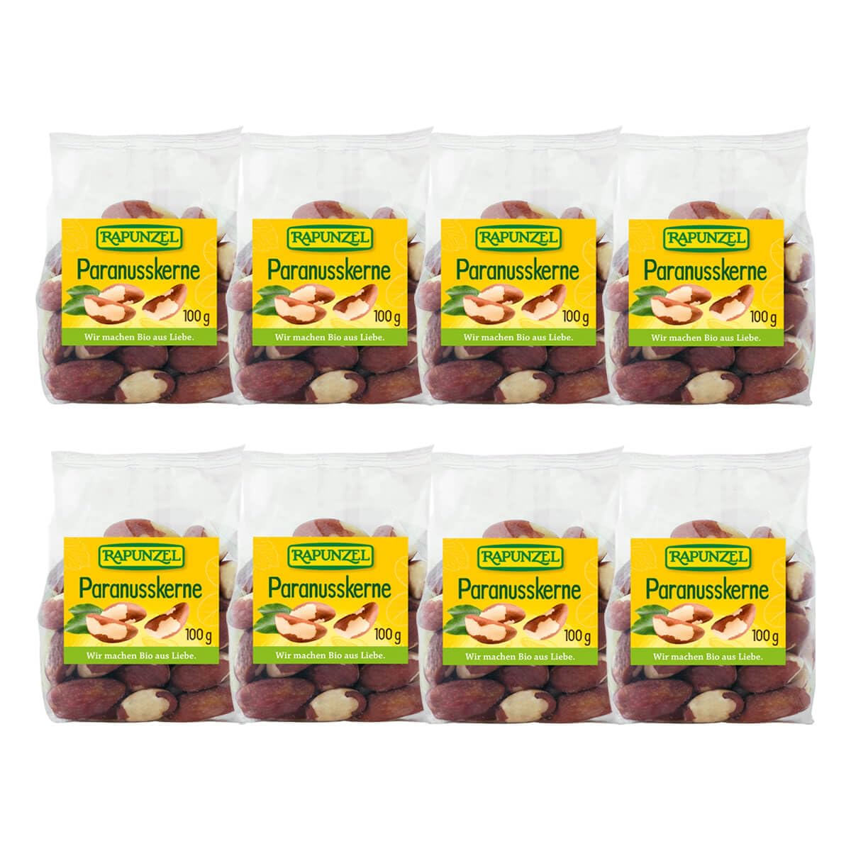 Rapunzel - Paranusskerne - 100 g - 8er Pack