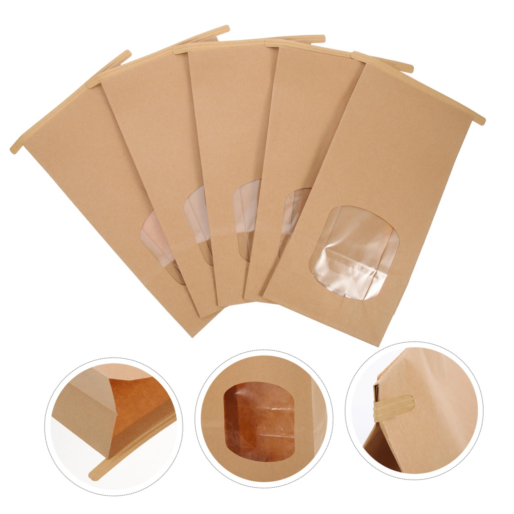 Sachets à Biscuits pour L'emballage Halloween en Kraft 100pcs 8oz