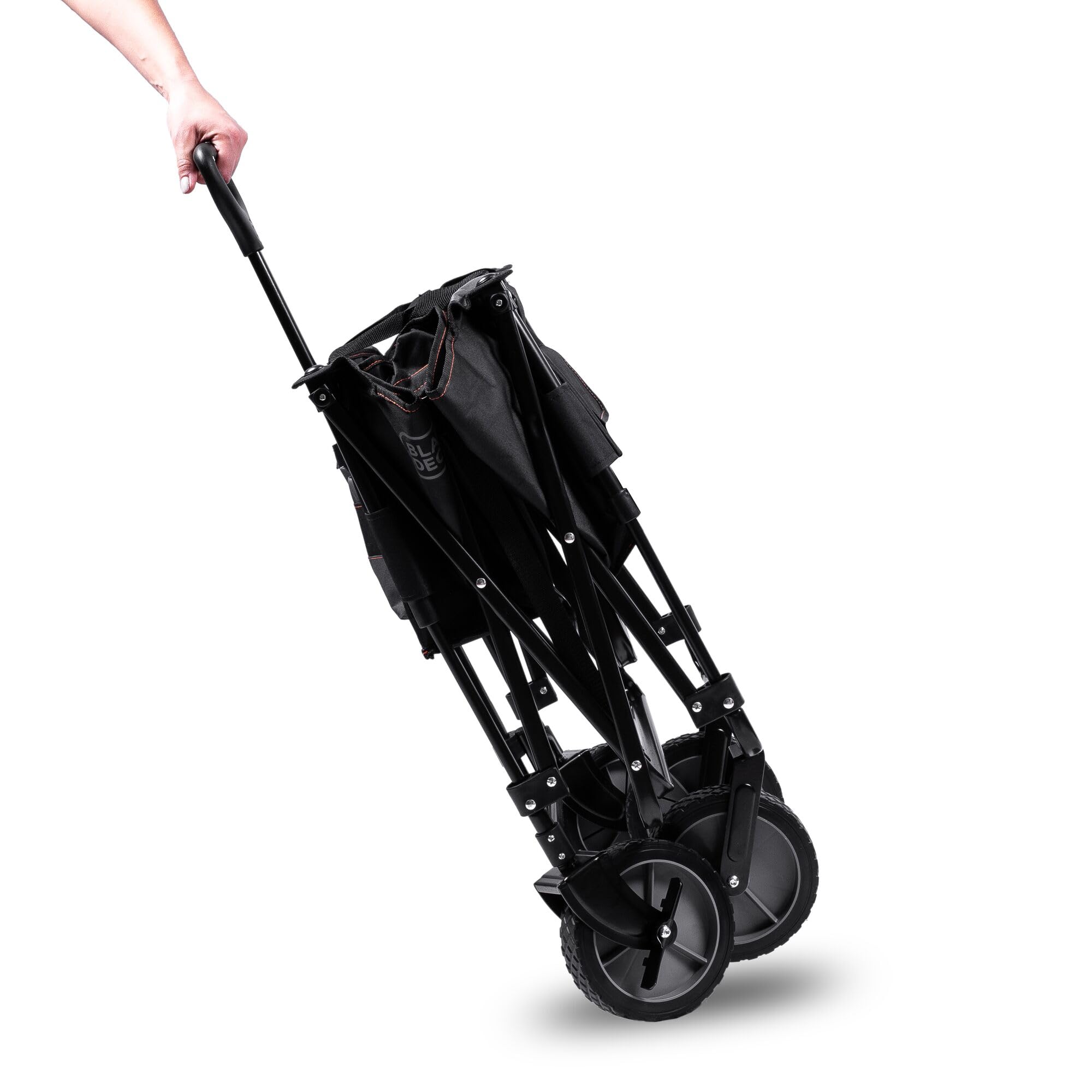 Black+Decker BDCWBK01-XJ Carrello pieghevole da giardino, Nero