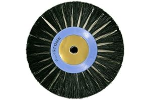 3" Diameter Dental Laboratory Calico Interleaved Lathe Brush