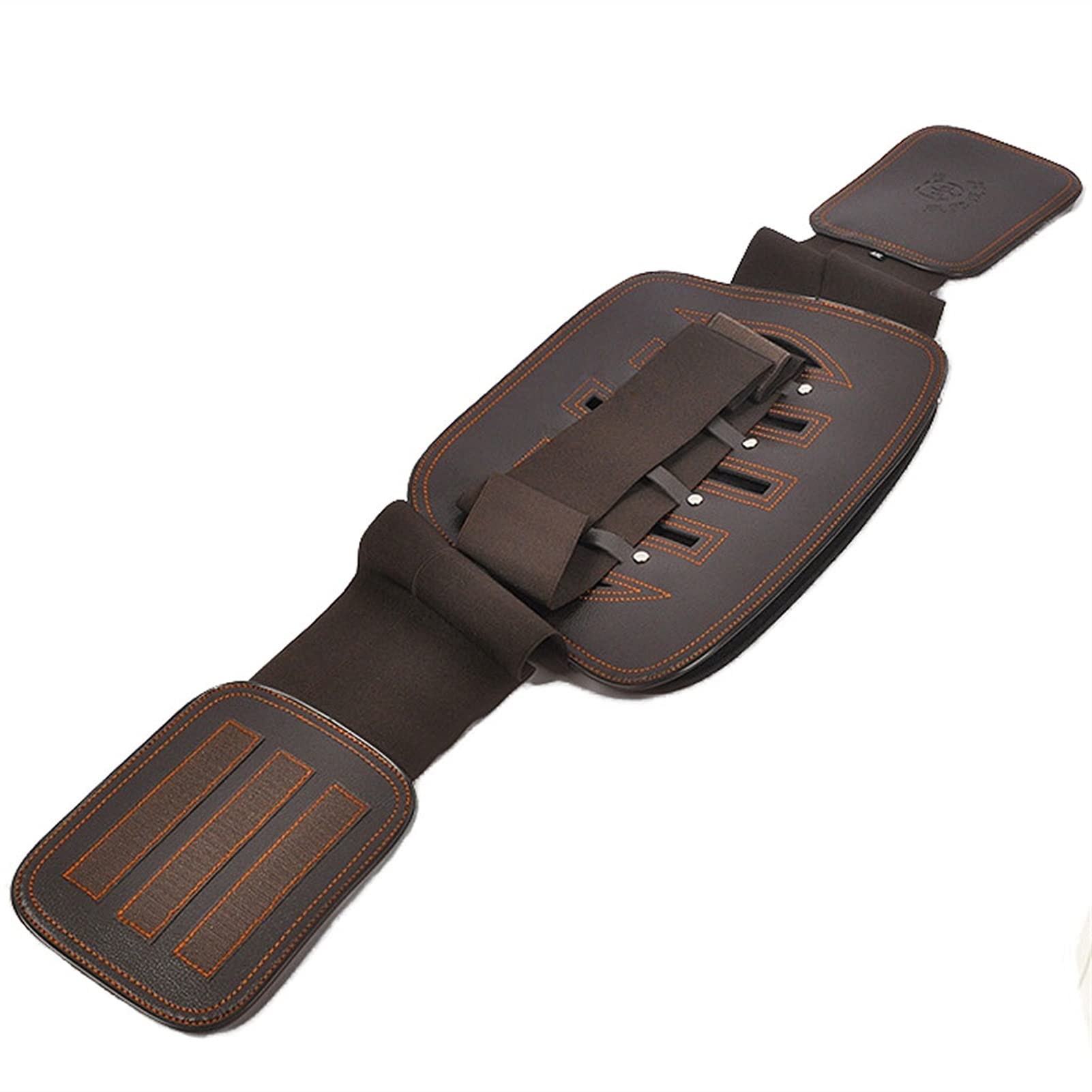 Supporto per la Schiena in Pelle per Uomo e Donna, Cintura Decorativa, Traspirante, con Cuscinetto Lombare, Sollievo dal Mal di Schiena, Supporto per ernia del Disco