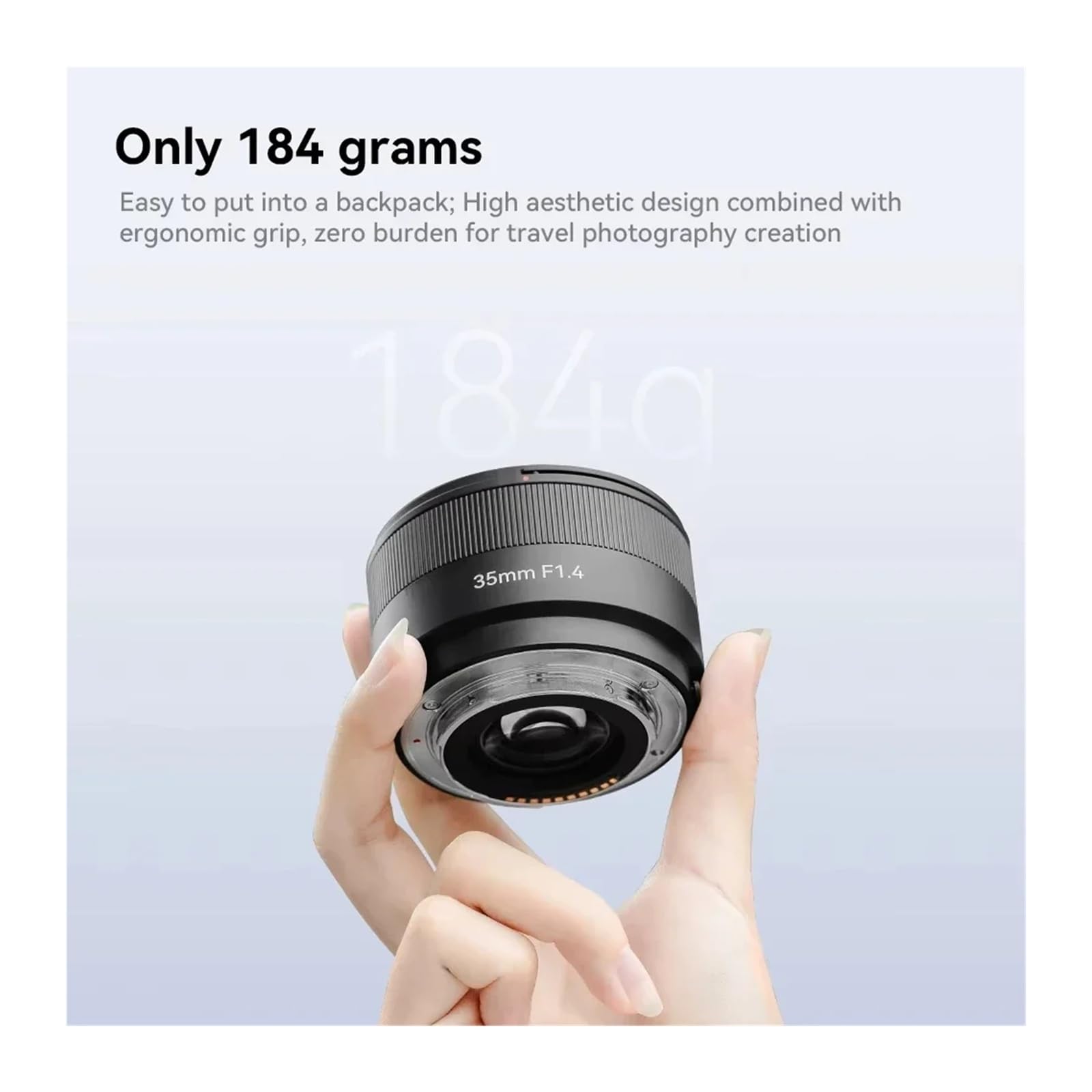 DSLR Camera Lens, Objectif AF 35 mm F1.4 APS-C, Compatible avec Fujifilm XF