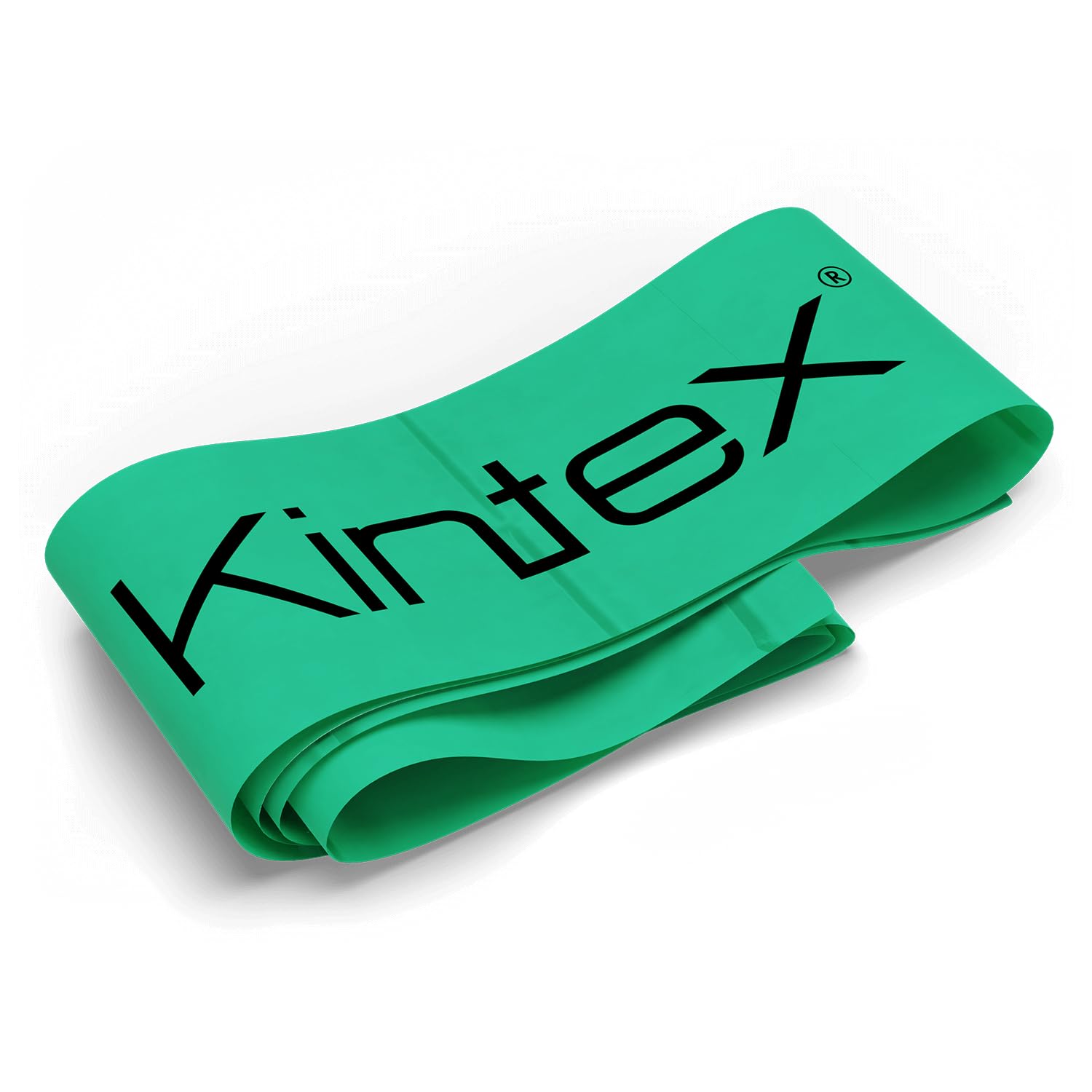 Kintex Taśma fitness, 2,5 m x 15 cm, taśma gimnastyczna w 7 grubościach, 100% lateks, przenośna taśma treningowa