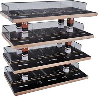 Colcolo 1:64 Scale Diorama Simulation Parking Lot Acrylic Display Case Model Gifts – 1:64 Four Tire Parking Lot