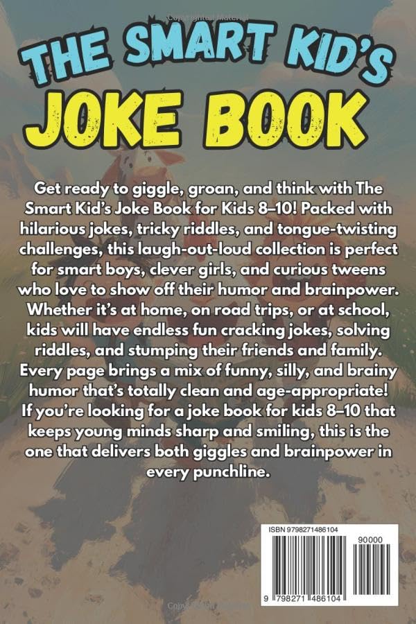 Joke Book for Kids 8-10: The Smart Kid's Hilarious Jokes, Riddles, Tongue Twisters, and More to Tickle Bright Minds (Ultimate Children's Activity Book Collection for Every Occasion) image 3