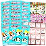 Powerpuff Girls Party Supplies Classroom Gift Exchange Bundle - 24 Powerpuff Girls Mini Coloring Activity Books for School, Stickers | Kids Party Favors