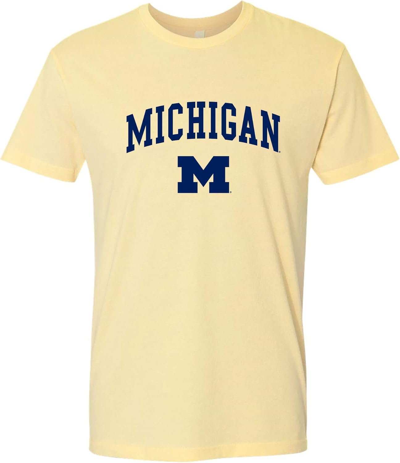 UGP Campus Apparel NCAA Arch Logo, Team Color T Shirt Premium Cotton, College, University