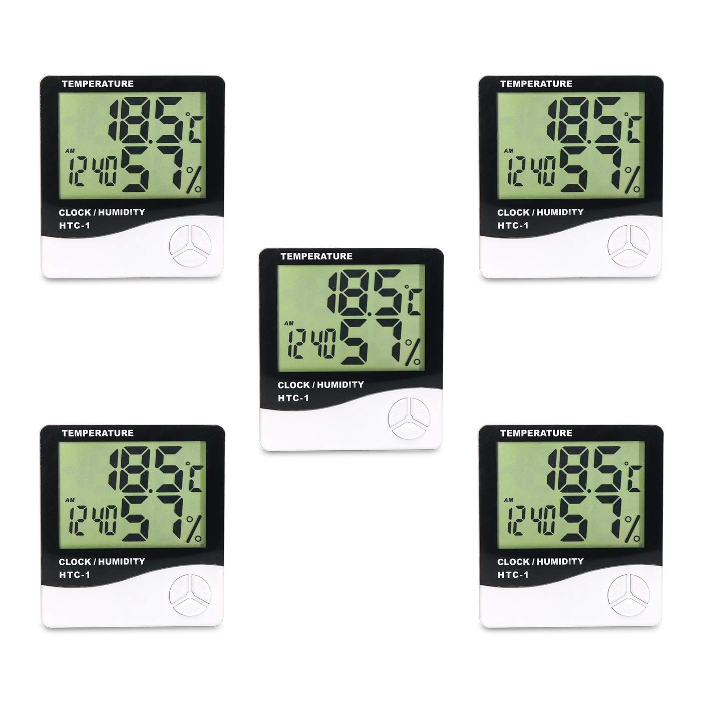 Convious HTC-1 Indoor Digital Humidity Meter Hygrometer Thermometer with Large LCD Display Temperature Meter Pack of 5 (B0CTKHT6JN) Amazon Price History, Amazon Price Tracker