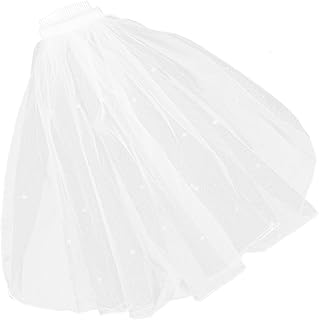 VALICLUDe Novia Con Decoración De Rhinestones y Peine Accesorio De Cabello Para Bodas y Despedidas De Soltera y Diseño Color Blanco