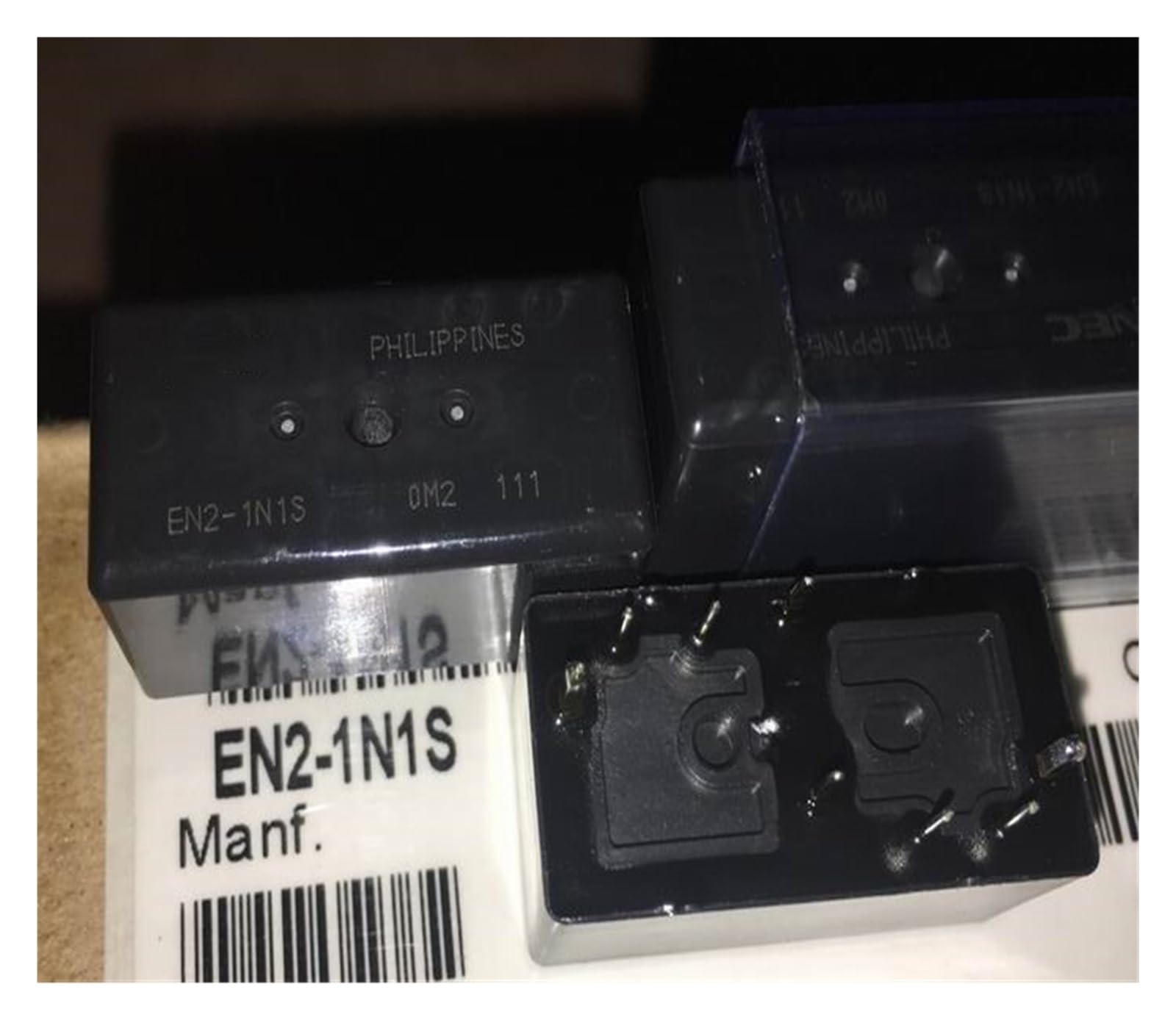 Relais électromécanique EN2-1N1S NISZA inverseur double à souder 8 pins