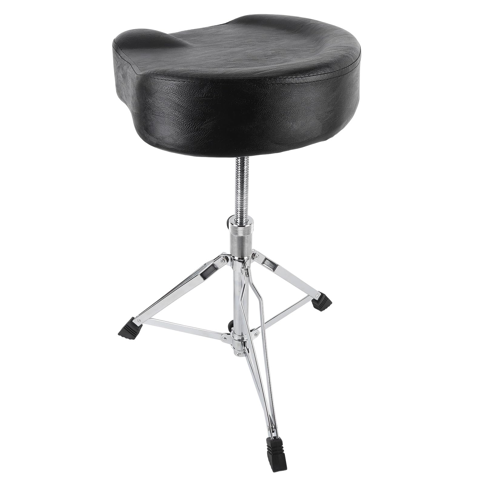Zerodis Cómodo Taburete para Batería, Asiento Hidráulico Ajustable, Trono de Batería Ergonómico para Bateristas Principiantes Adultos, Base Antideslizante Que Soporta 330 Libras