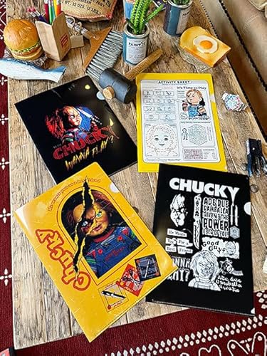 映画 チャイルドプレイ チャッキー A4サイズ クリアファイル (4枚セット) ■ アメリカン雑貨 アメリカ雑貨