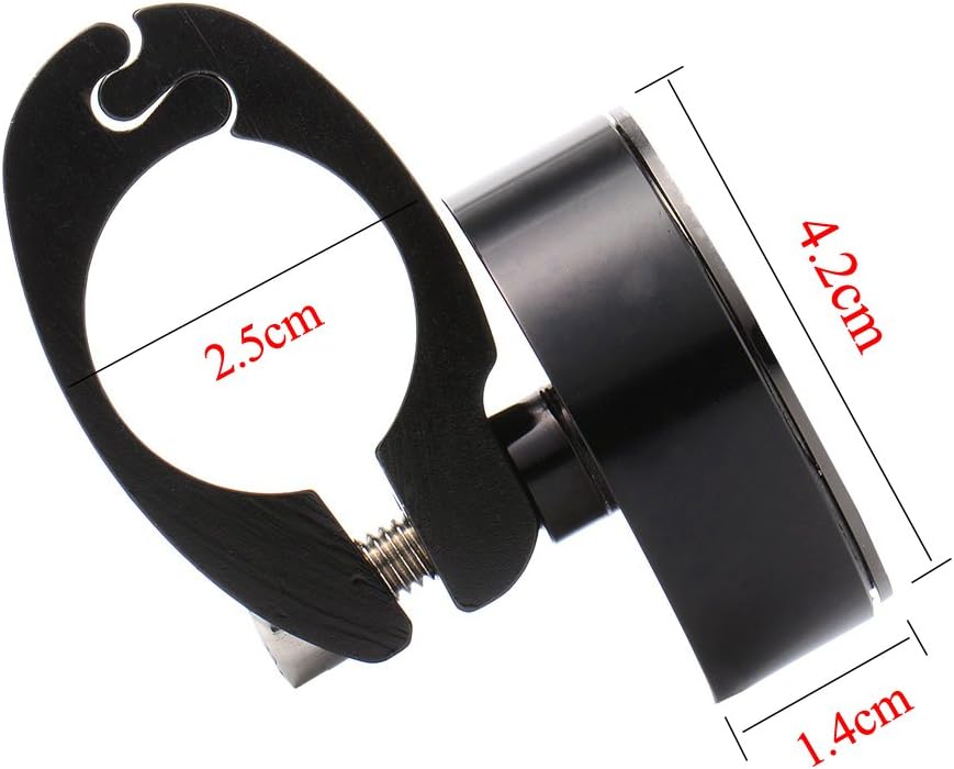 Universal Waterproof Motorcycle Handlebar Mount Clock Fit 7/8" or 1" Handlebar Black Dial Watch for Harley/honda/yamaha/street Bike