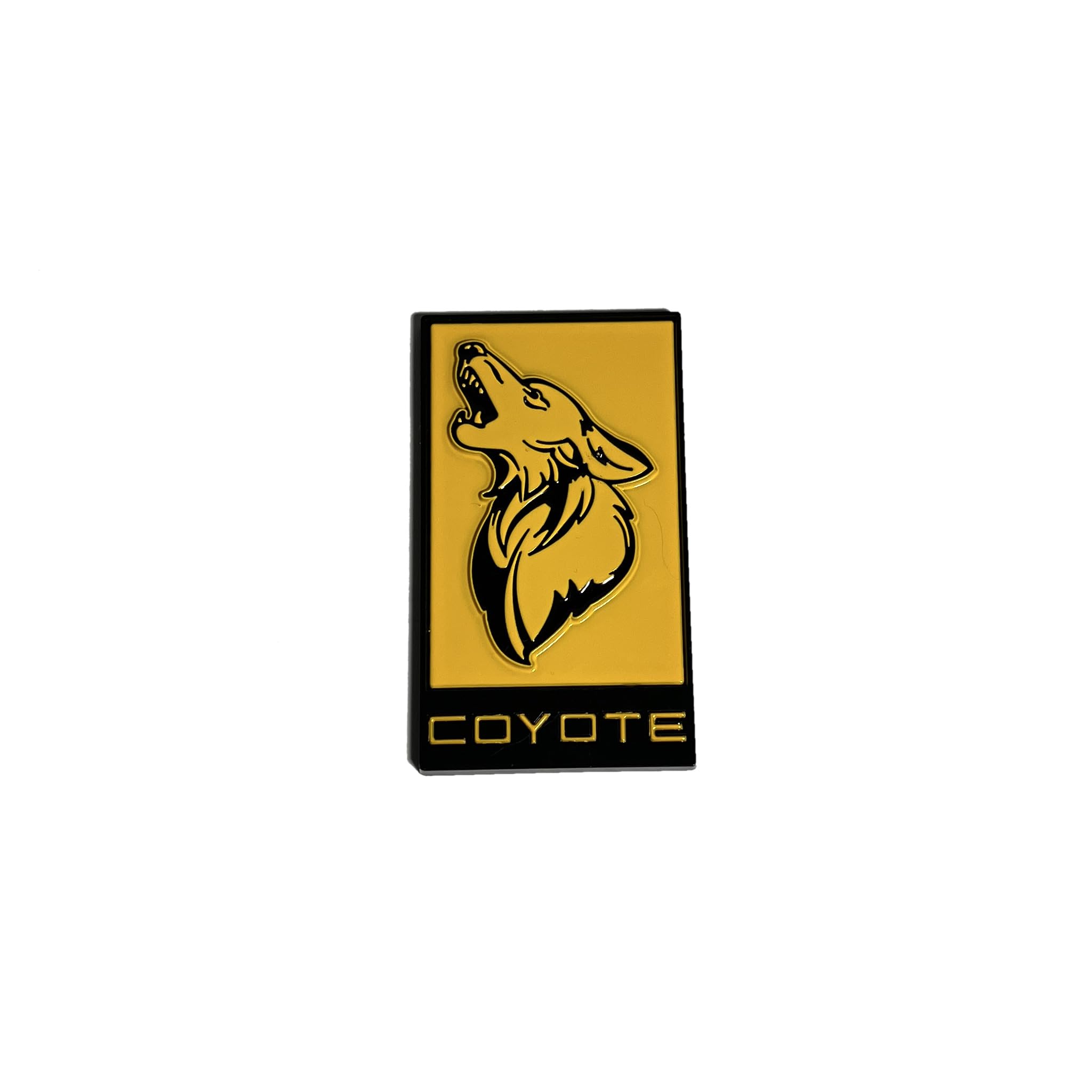 MF Auto Designs - GT350 Style Coyote Badge (Yellow)