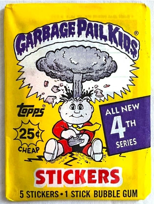 1986 Topps Garbage Pail Kids Original 4th Series 4 OS4 Card Wax Pack GPK Sealed