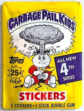 1986 Topps Garbage Pail Kids Original 4th Series 4 OS4 Card Wax Pack GPK Sealed