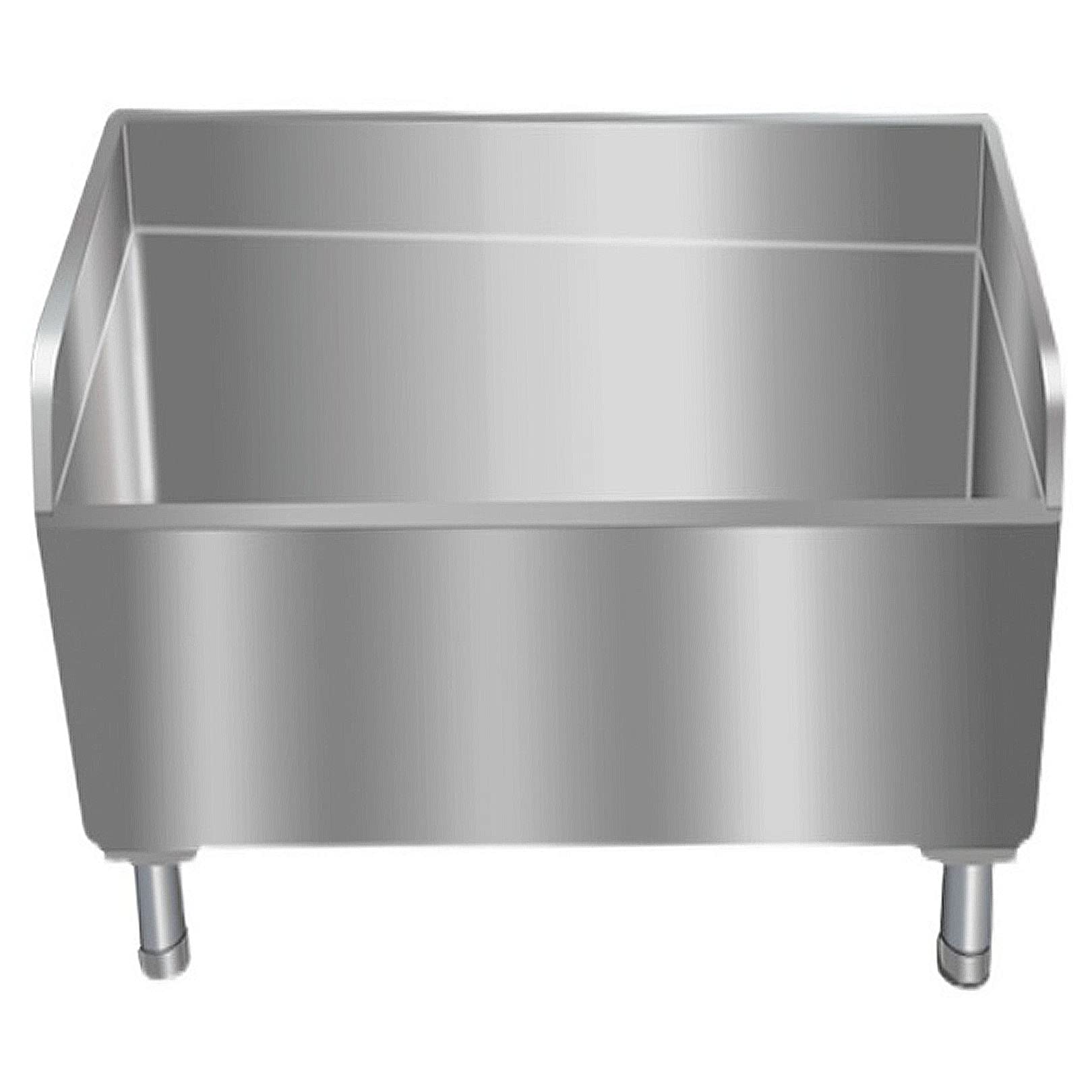 ASerZenith Stainless Steel Floor Mount Mop Sink With Drainage, Heavy Duty Slop Sinks For Kitchen, Restaurant, Business, Garages, Basements,60Cm