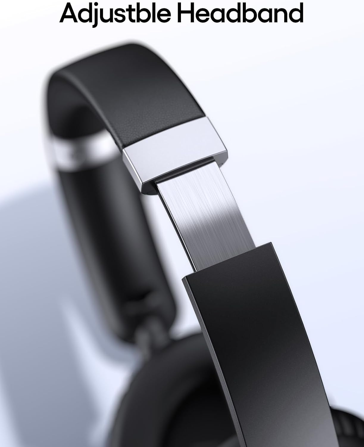 TAGRY Hybrid Active Noise Cancelling Headphones 100H Playtime Wireless Over Ear Bluetooth Headphone with Fast Charging Hi-Res Audio Comfort Earcups Headsets for Travel Home Office Phone PC Black - Image 6