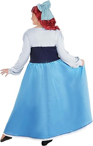 Miniatura 6 de Disfraz de Disney de La Sirenita Ariel azul para mujer, vestido de cosplay de princesa Disney para adultos