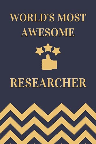 Researcher Gifts: Lined Blank Notebook Journal, a Funny and Appreciation Thank You Gift for Researchers to Write in