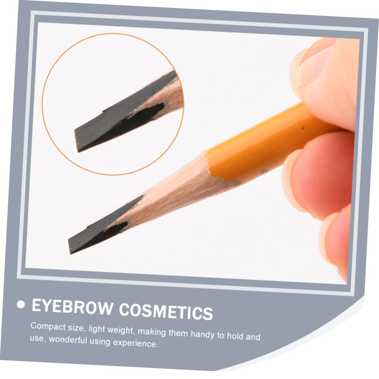 DOITOOL 6pezzi Penna Sopracciglia Naturale Con Design Semplice Per Ogni Occasione Strumento Di Bellezza Per Donne